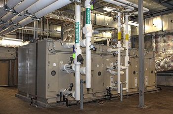 Factory machinery.
